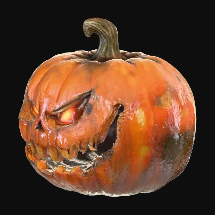 3D model for Fiery Jack Lantern