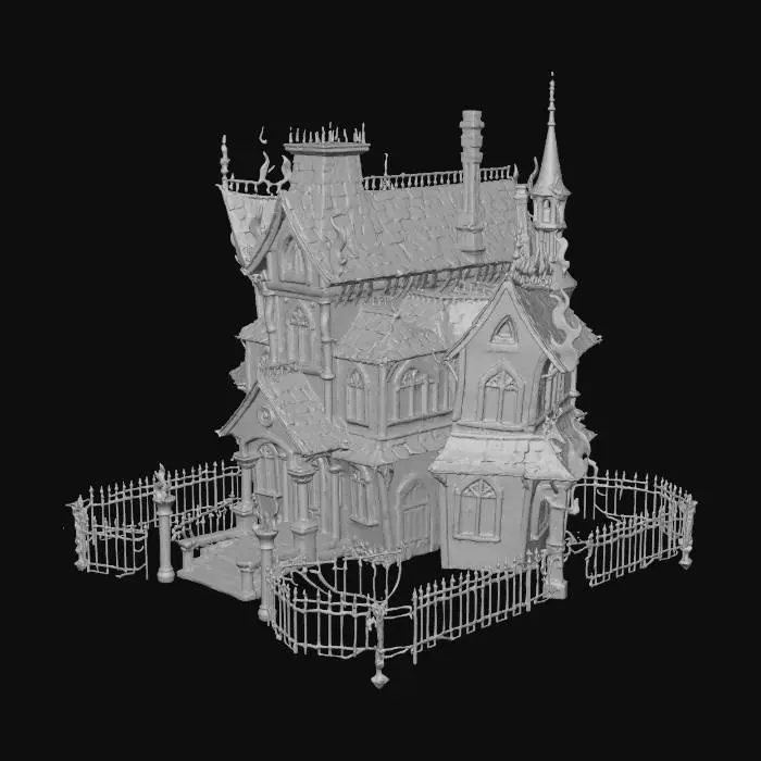 3D model for Haunted Manor