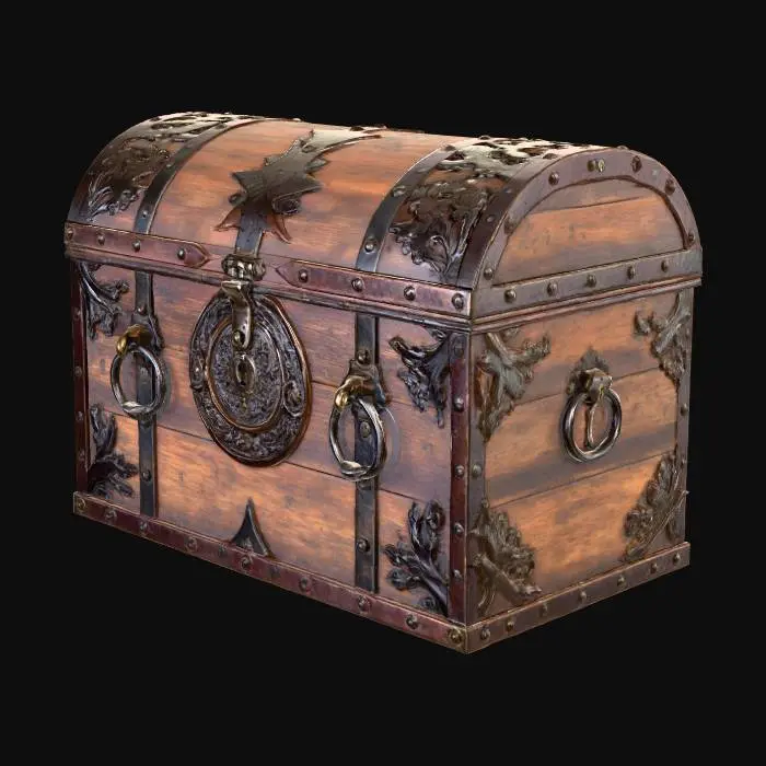 3D model for Medieval Treasure Chest