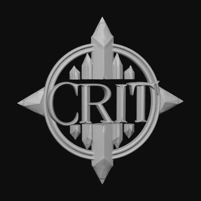 3D model for CRIT Emblem