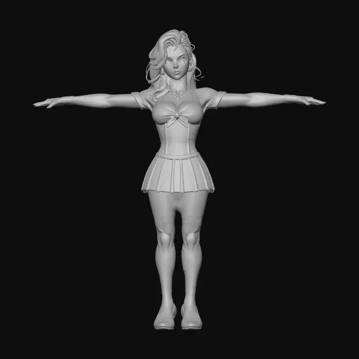 3D model for Elegant Allure T-Pose