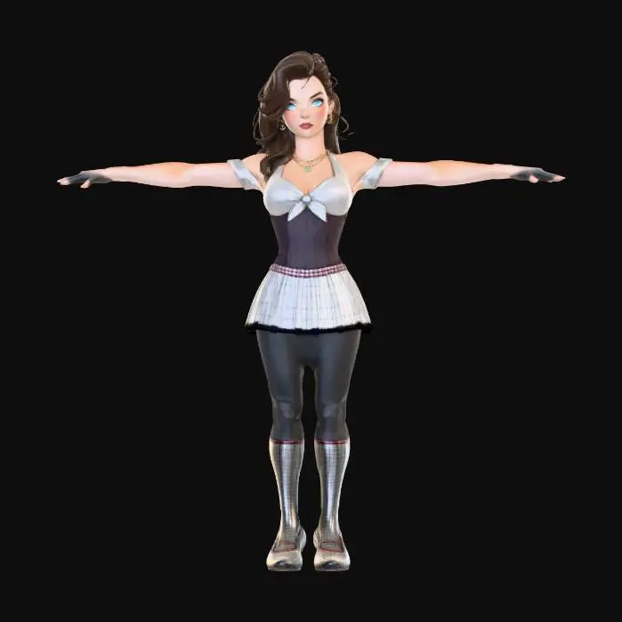 3D model for Elegant Allure T-Pose