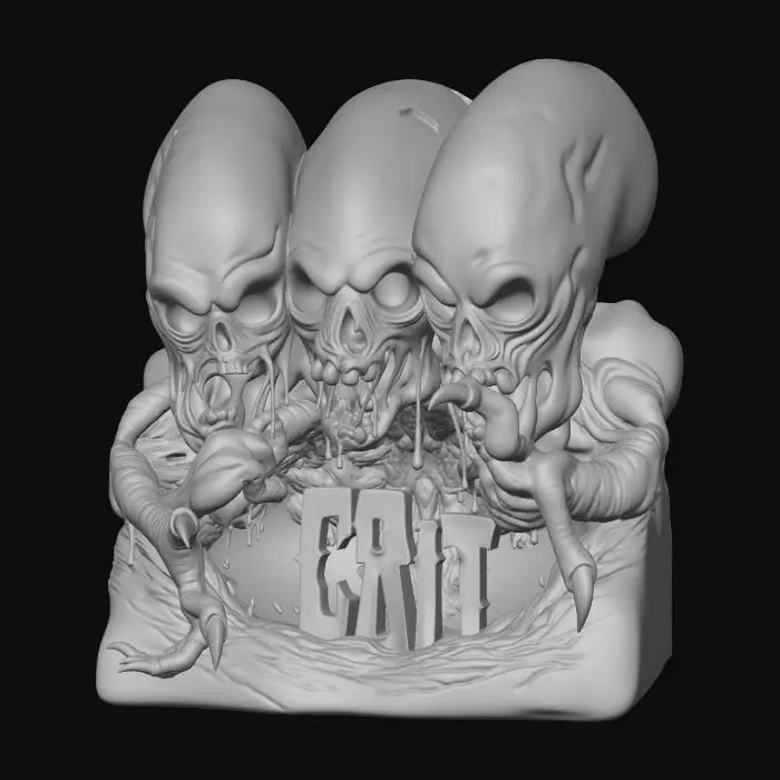 3D model for Eerie Trio