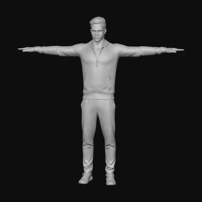 3D model for Gradient Glide Zip-Up Jacket