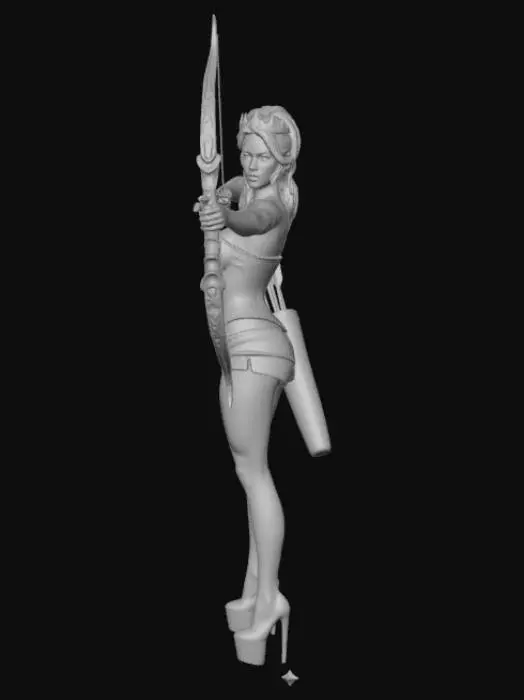 3D model for In a very respectful manner Queen of the Golden Bow