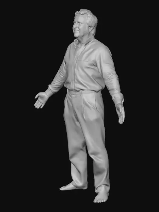 3D model for Open Arms on a Tropical Beach