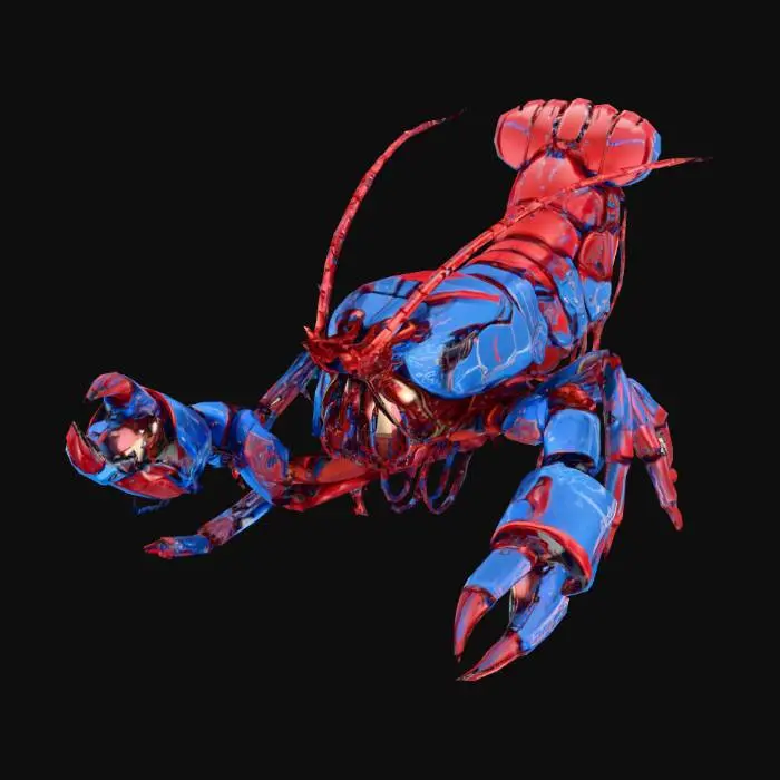 3D model for Cyber Lobster