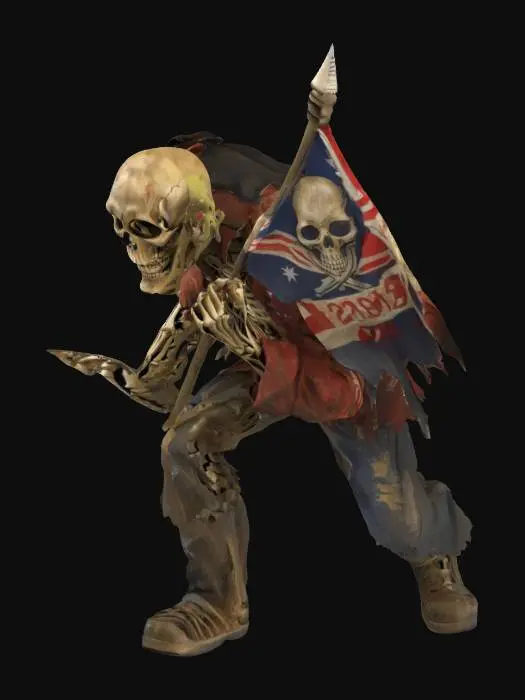 3D model for Eddie Trooper