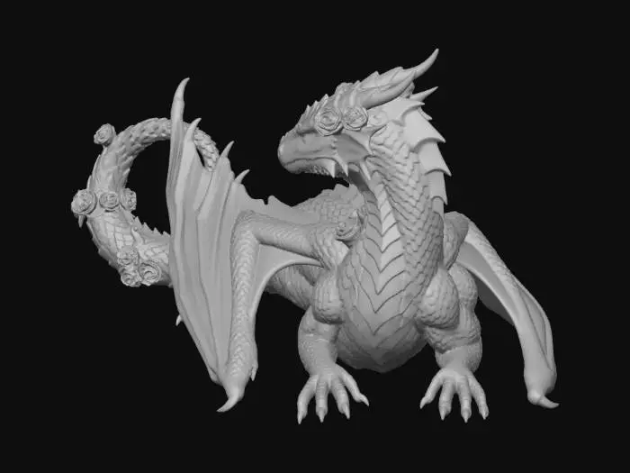 3D model for Azure Blossom Guardian
