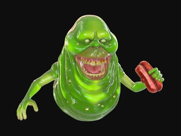 3D model for Green Gastropod Eating