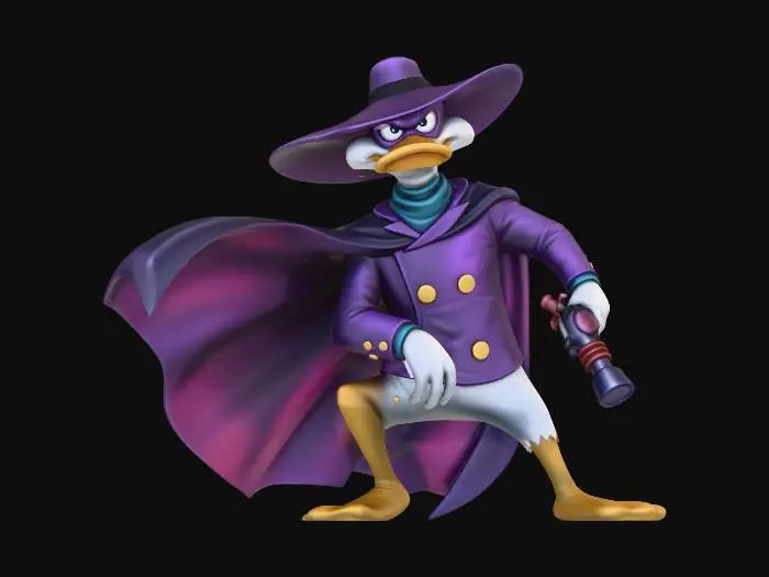 3D model for Darkwing Duck