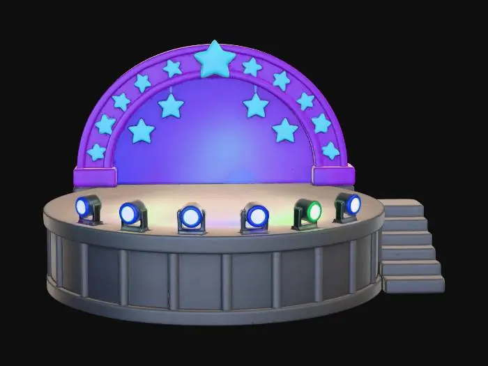 3D model for Starry Arc Stage
