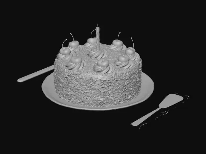 3D model for The Cake Is a Lie