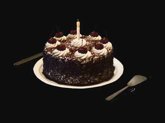 3D model for The Cake Is a Lie