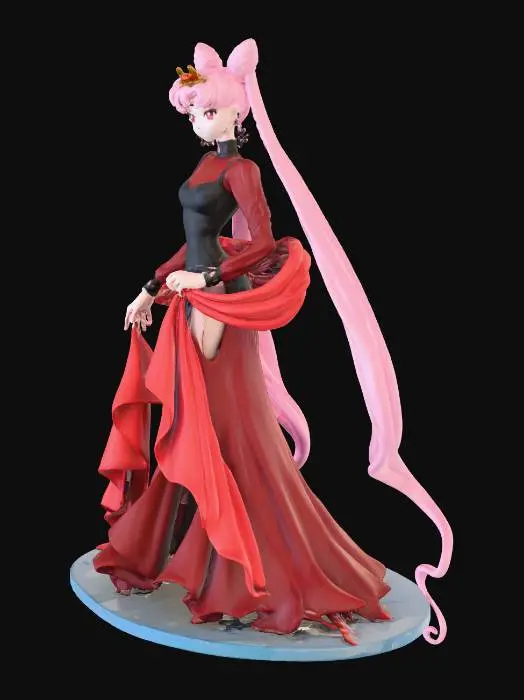 3D model for Black Lady