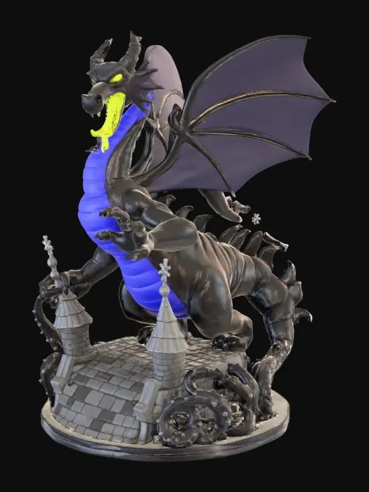 3D model for Malificent in Dragon Form