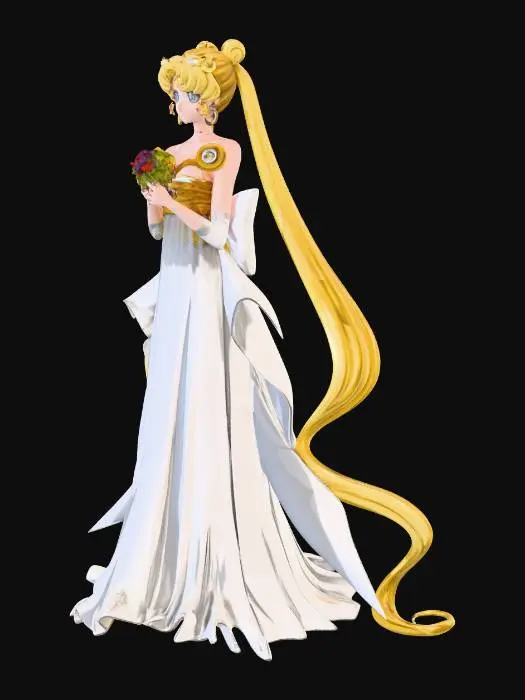 3D model for Princess Serenity