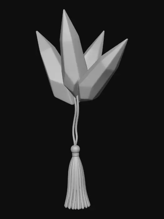 3D model for Crystal Bloom Charm