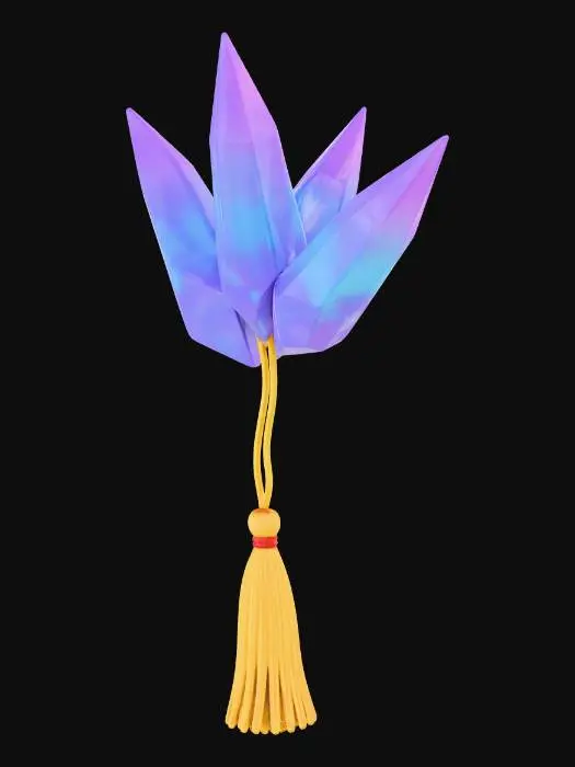 3D model for Crystal Bloom Charm