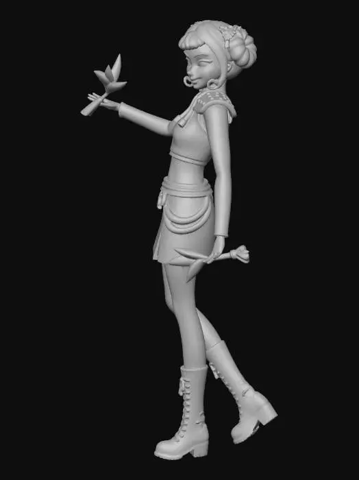 3D model for Zoey