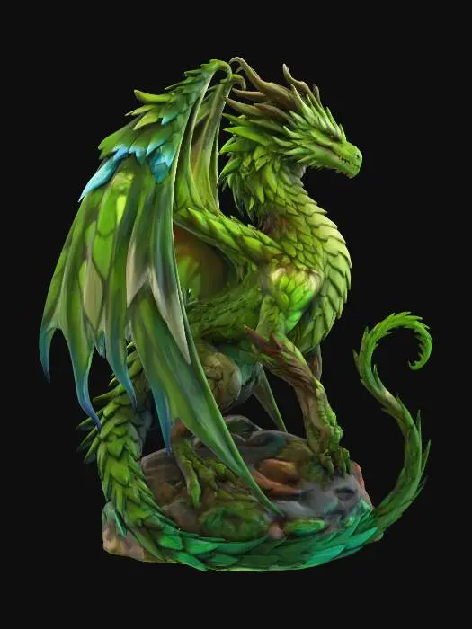 3D model for May - Nature Dragon