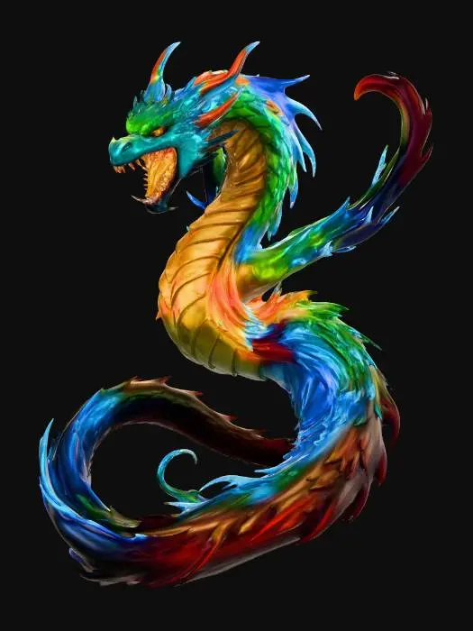 3D model for June - Elemental Dragon