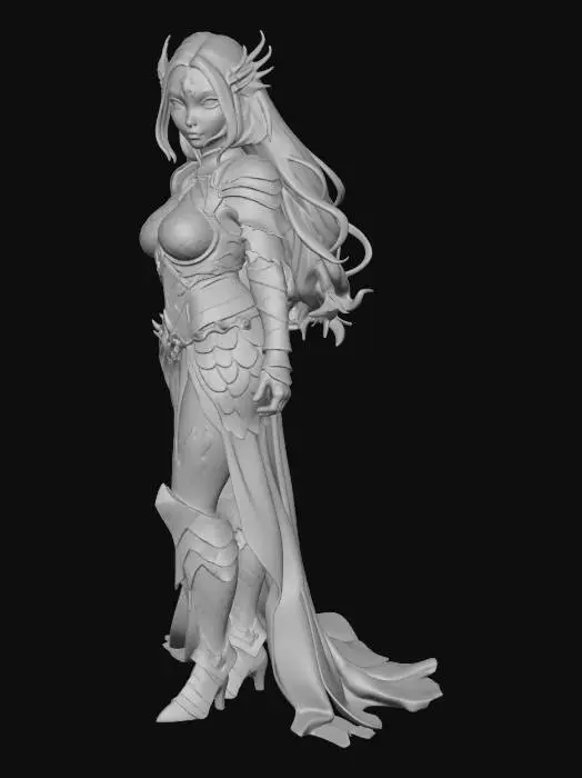 3D model for Sorceress of the Dark Realm