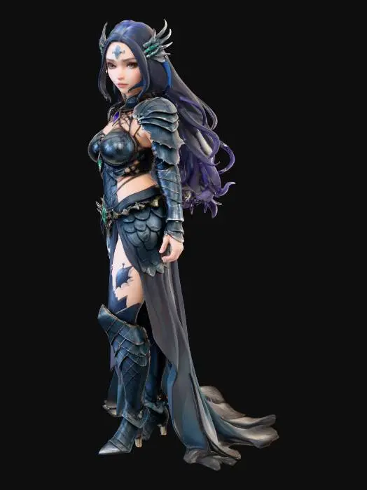 3D model for Sorceress of the Dark Realm