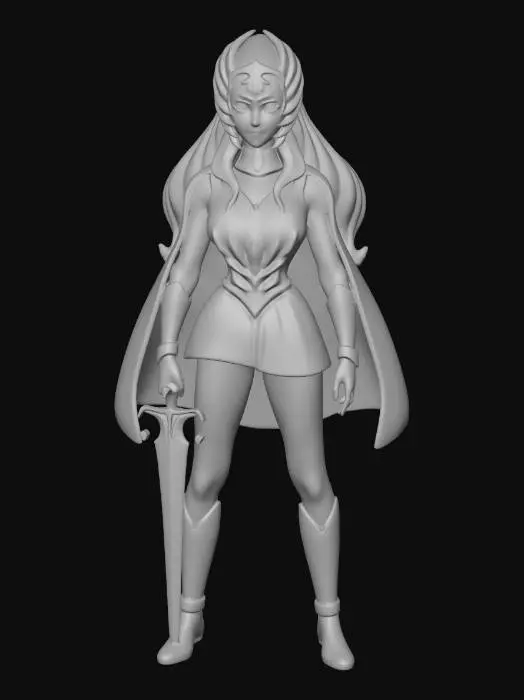 3D model for She-Ra
