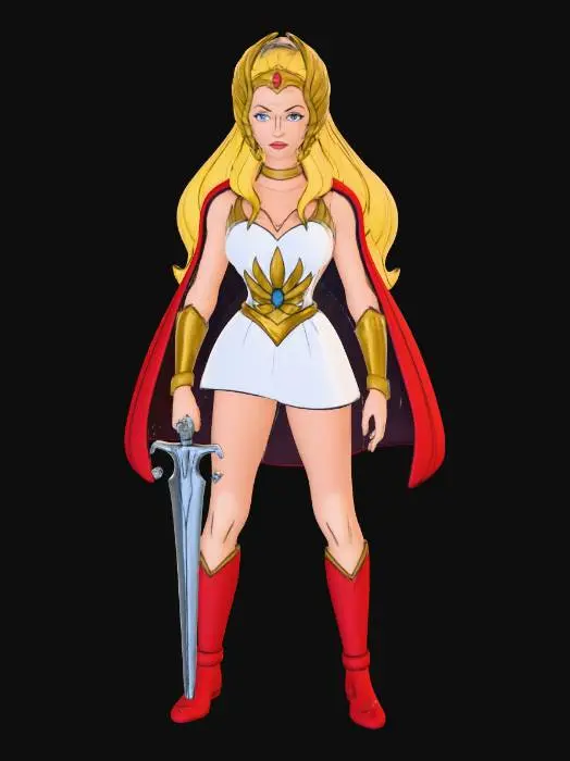 3D model for She-Ra