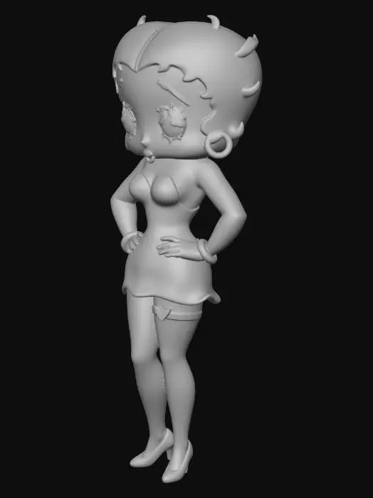 3D model for Betty Boop