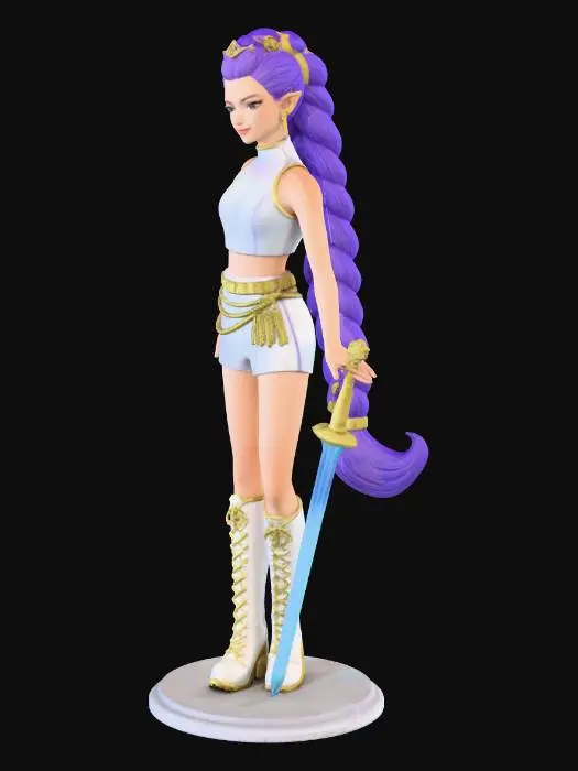 3D model for Warrior Princess Doll