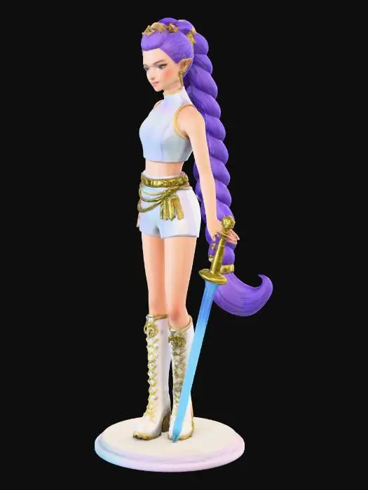 3D model for Warrior Princess Doll