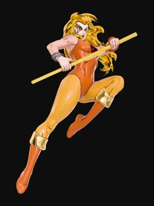 3D model for Cheetara Jumping