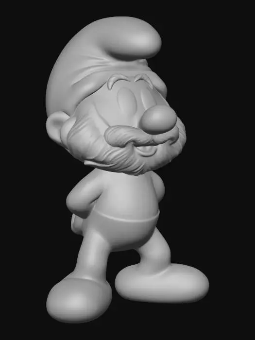 3D model for Papa Smurf