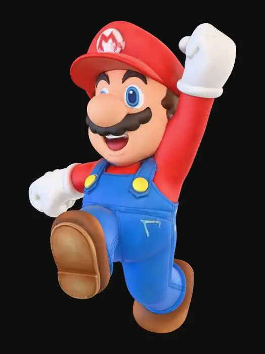 3D model for Mario Jumping