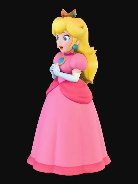 3D model for Princess Peach