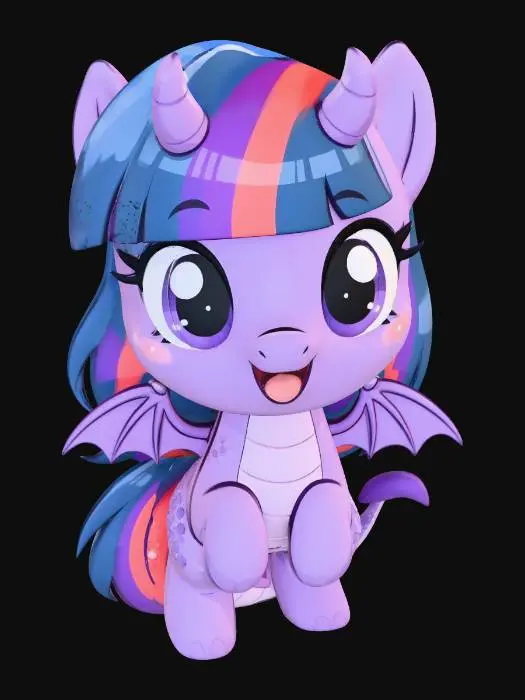 3D model for Twilight Dragon