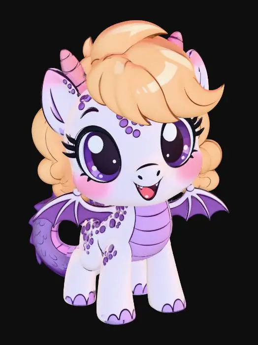 3D model for Flutter Sparkle