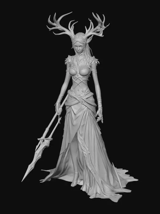 3D model for Antlered Enchantress