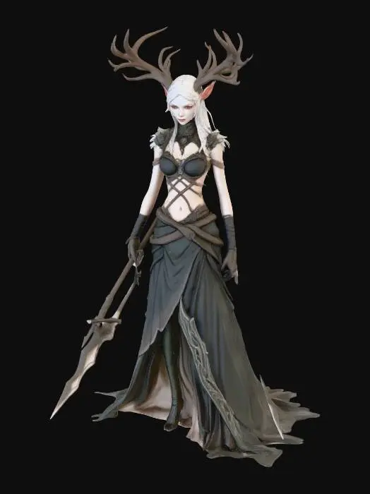 3D model for Antlered Enchantress