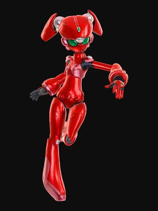 3D model for Red Robo Dancer
