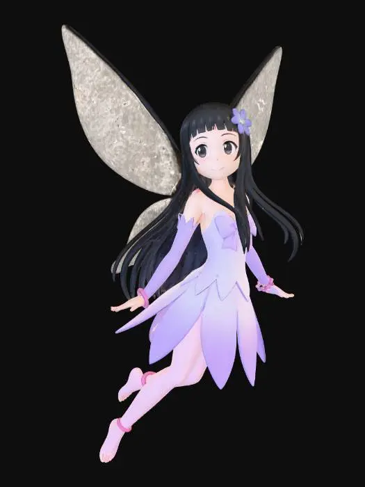3D model for Lilac Butterfly Fairy