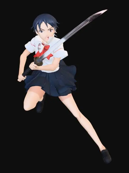 3D model for Saya Blood+