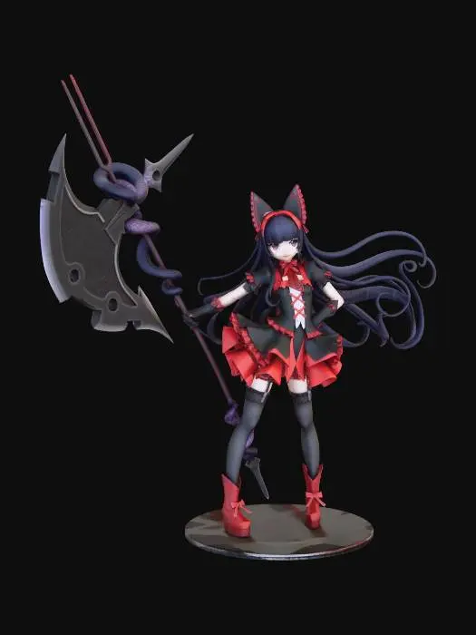 3D model for Gothic Warrior Figurine