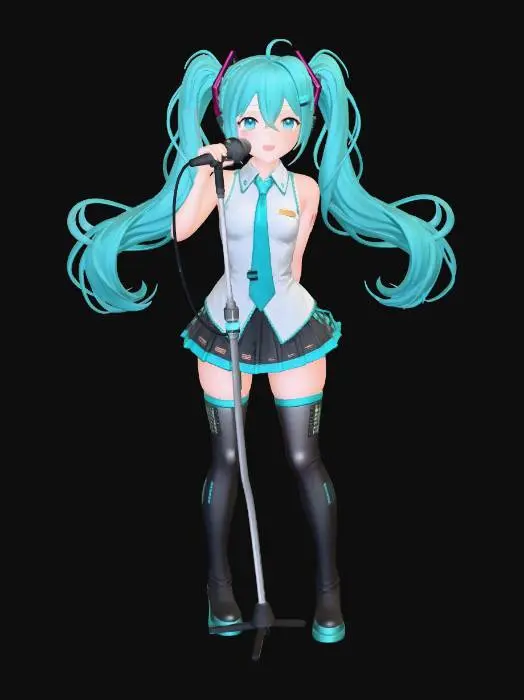 3D model for Neon Serenade in the City