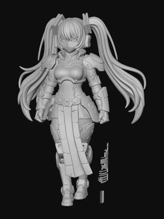 3D model for Neon Vanguard: Cybernetic Miku