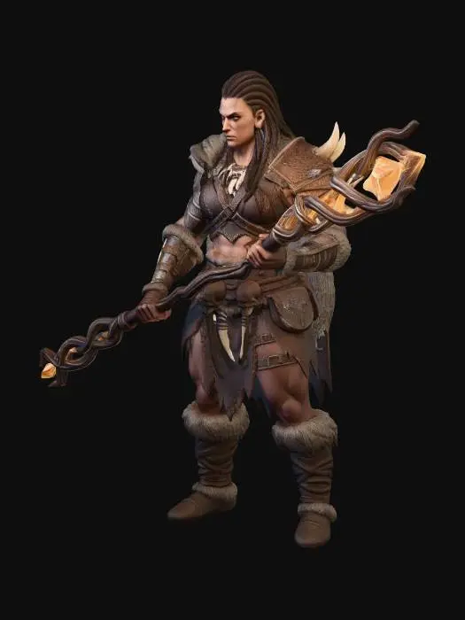 3D model for Emberbound Warden