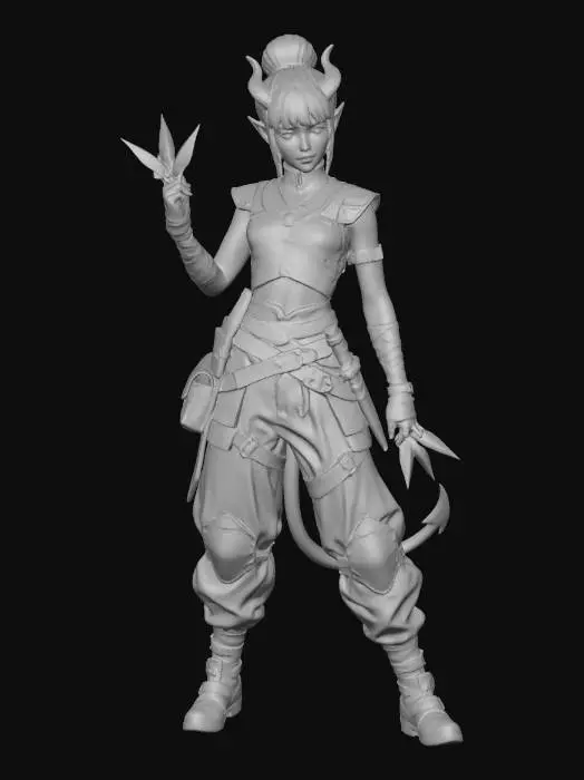 3D model for Violet Crystal Warden