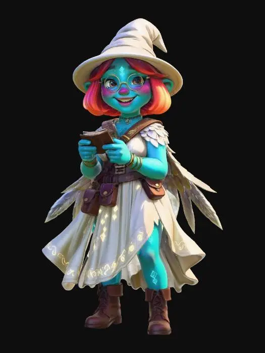 3D model for Mushroom Grove Mage